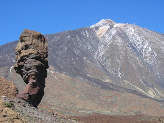 Rock formations in Teide National Park in Tenerife