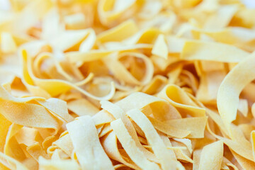 Homemade dry pasta