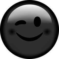 Vector emoji. Smiling face. Sad face. Smile vector emoji. Happy emoticon. Cute emoticon isolated on white background.