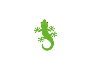 Lizard vector flat emoticon. Isolated Lizard emoji illustration. Lizard icon