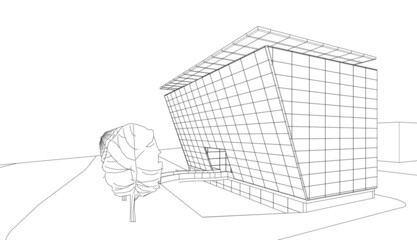 modern office building