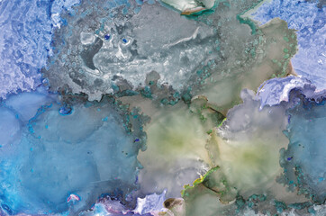 Modern creative design,  background marble texture. Alcohol ink.