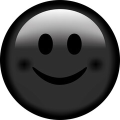 Vector emoji. Smiling face. Sad face. Smile vector emoji. Happy emoticon. Cute emoticon isolated on white background.