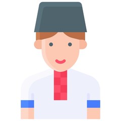 Ukraine Man icon, Ukraine related vector illustration