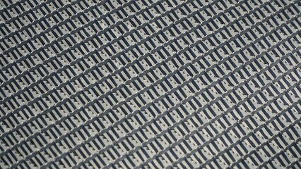 Texture of a metal lattice