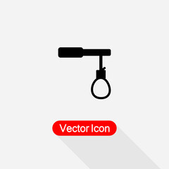 Noose Icon Vector Illustration Eps10