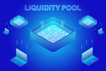 Liquidity pools, the underlying technology behind the DeFi ecosystem.