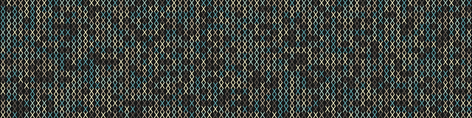 Fototapeta premium Abstract Geometric Pattern generative computational art illustration