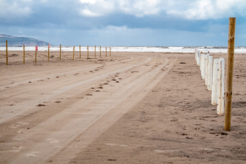This is Downhill Beach in Northern Ireland