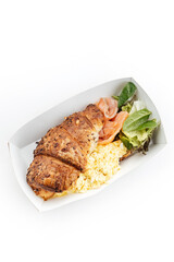 
sandwich with salmon