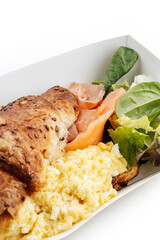 
sandwich with salmon