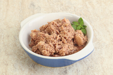 Canned tuna fish for salad
