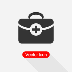Medical Bag Icon,Medical Kit Icon Vector Illustration Eps10