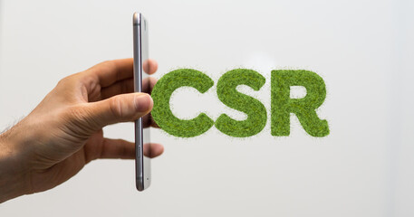 CSR Social Responsibility, template web page