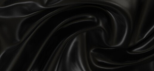 Black background with 3d shape. 3d illustration, 3d rendering.