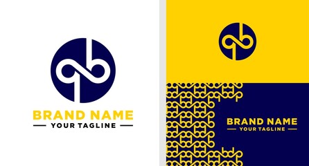 BQ LOGO MONOGRAM INFINITY EDITABLE © famstudio