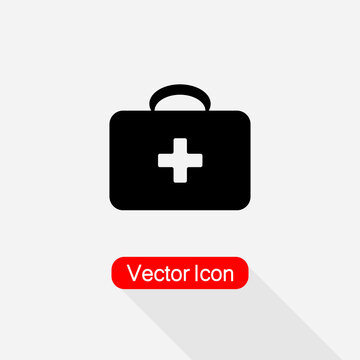 Medical Bag Icon,Medical Kit Icon Vector Illustration Eps10