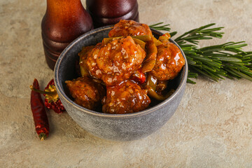 Meat ball in tomato sauce