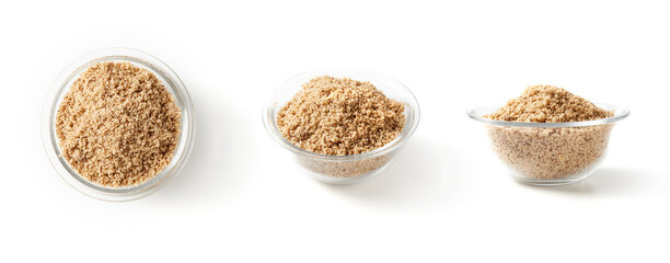 Alternative nut flour. Hazelnut flour