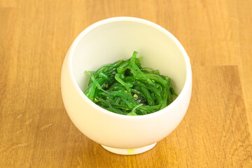 Japanese traditional seaweed salad Chukka