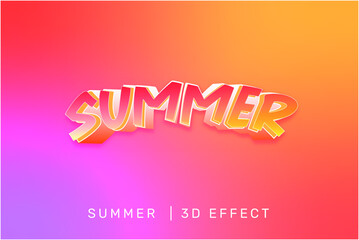 Text Effect Summer 