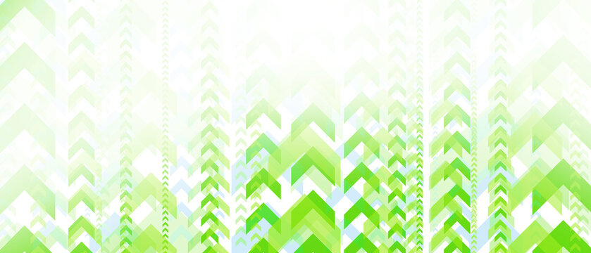 Green arrows Up Abstract background 