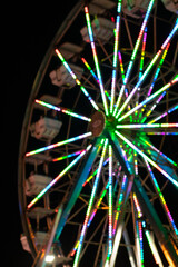 Blurry Ferris wheel