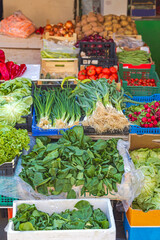 Fresh Vegetables Market Stall