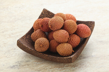 Sweet juice lychee tropical fruit