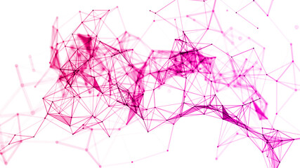 network, collegamenti, forma astratta