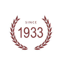 Obraz premium Since 1933 message