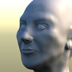 portrait of a person 3d