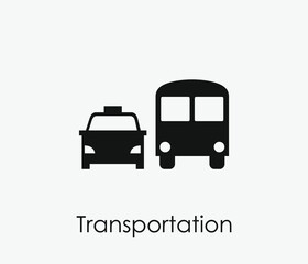 Transportation vector icon. Editable stroke. Symbol in Line Art Style for Design, Presentation, Website or Apps Elements, Logo. Pixel vector graphics - Vector