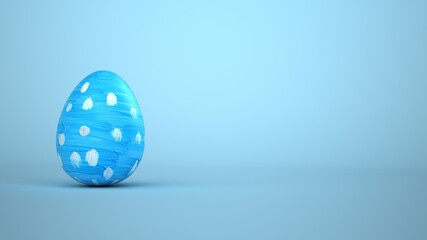 Blue Easter Egg