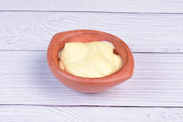 Mix of exotic and colorful sauces, spicy tropical flavors of the Colombian Pacific