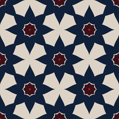 Fototapeta premium Abstract ornament as kaleidoscope from circles.
