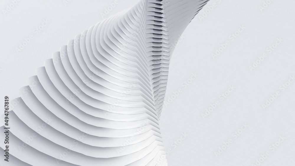 Poster futuristic architecture background 3d rendering