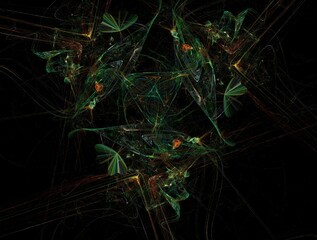 Imaginatory fractal abstract background Image