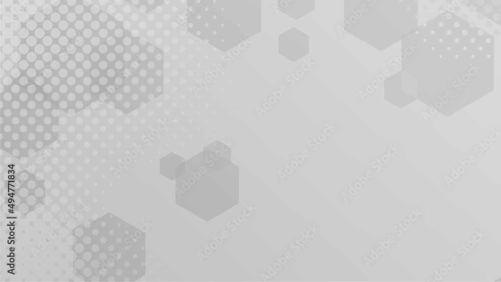 Poster template brochure design. hexagonal banners. can be used for website and promotion. clean white desi