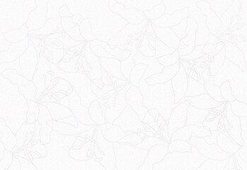 Tekstura monochromatyczna w kolorze ecru z motywem kwiatów lilii. Grafika cyfrowa przeznaczona do druku na tkaninie, papierze ozdobnym, płytkach ceramicznych, tapecie