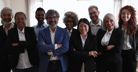 Multiracial business people working inside bank office - Startup and meeting concept