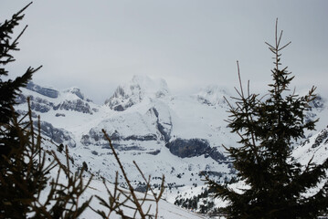 Snow-capped mountains of the Pyrenees (1)