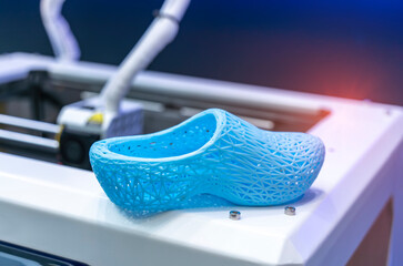 3d printed shoe figure close-up