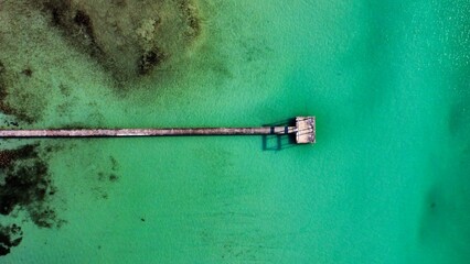 Dock in the paradise 