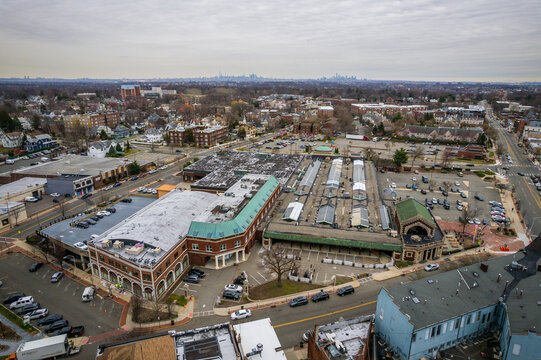 Aerial Drone Of Montclair New Jersey 