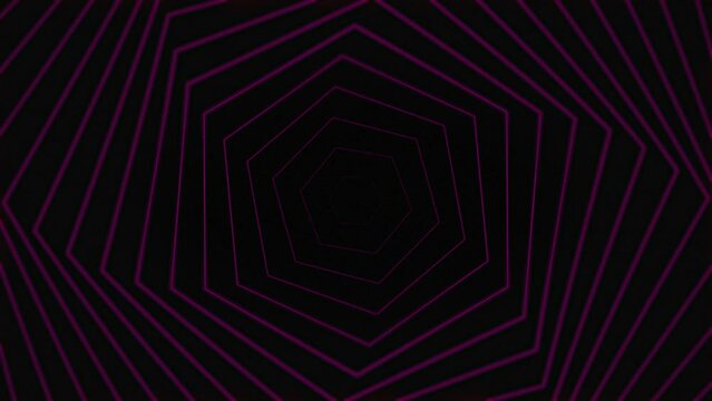 Purple hexagon beautiful Visual Loops background concept