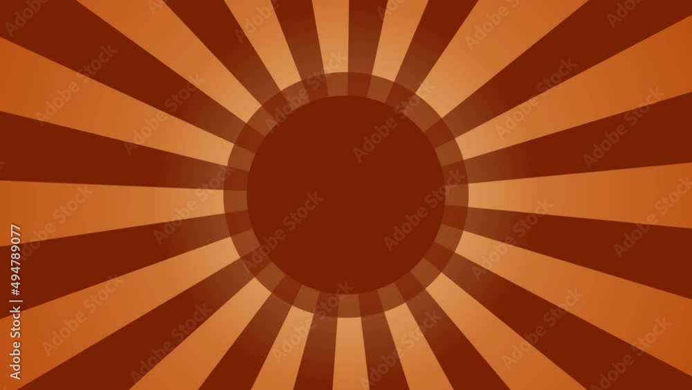 Canvas Prints orange cartoon vortex background with space for text