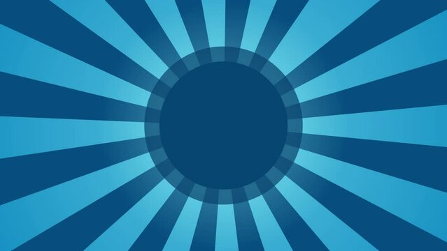 Blue cartoon vortex background with space for text 