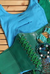 Mermaid Fashion With Jewelry and Fishing Net Close up