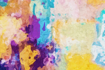 Abstract colorful oil painting texture